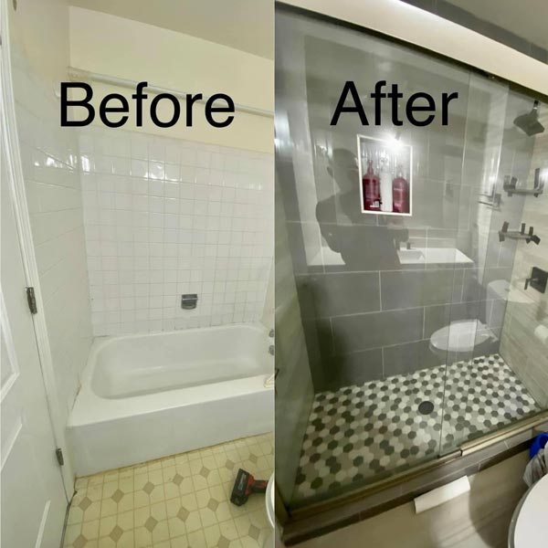 Before & After Bath Remodels