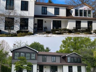 Before & After Complete Home Exterior Remodels