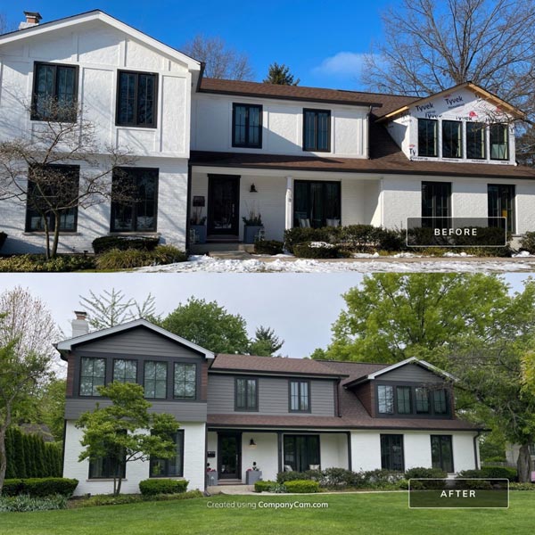 Before & After Complete Home Exterior Remodels
