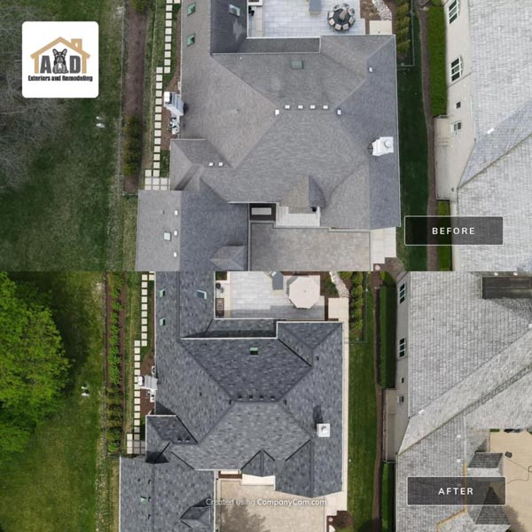 Before & After Full Home Roof Replacement