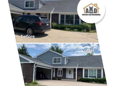 Before & After Quality Exterior Home Improvement Service